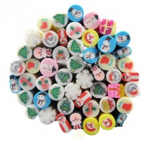 DMO Yiwu Bobao factory supply novelty Christmas series polymer clay stickers sprinkles for nail art & smart phone DIY handmaking