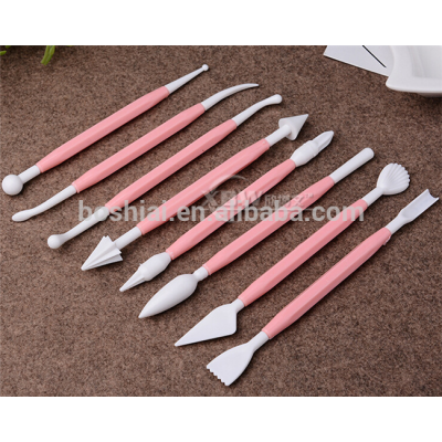 8 pack Plastic Double Head Sculpting Carving Polymer clay Pottery Tools