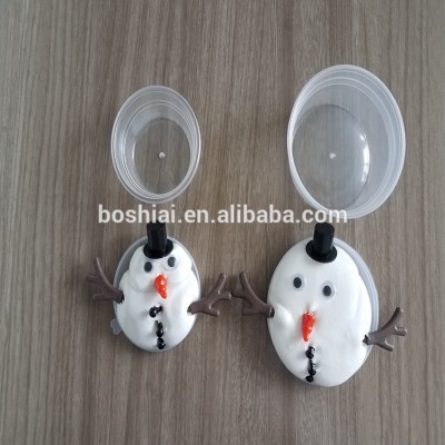 Melting snowman silicone clay or air dry snowman super light clay/ foam clay for Christmas