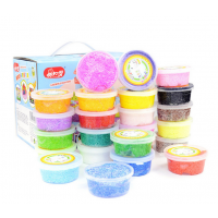 china polymer clay magical light clay set.24 colors kids, on-toxic modeling clay set