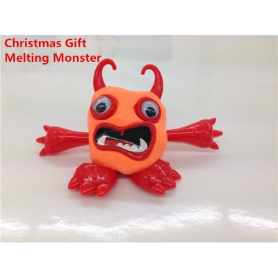 clay factory supply silicone christmas melting monster toy