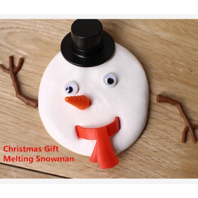 silicone christmas toys melt snowman monster clay