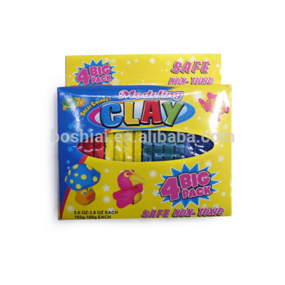 4 colors cheap China kids modeling clay set