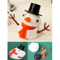 China melting snowman silicone putty