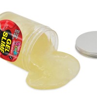 Low boron super tensile force slime glue crystal slime